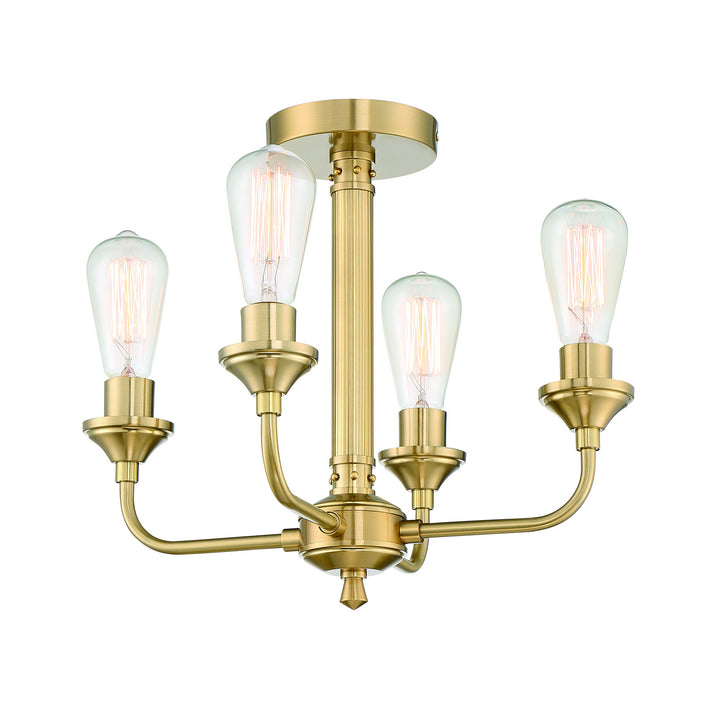 Craftmade Bridgestone 53054-SB Chandelier Light - Satin Brass