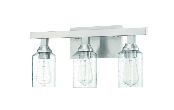 Craftmade Chicago 53103-BNK Bath Vanity Light 22 in. wide - Brushed Polished Nickel