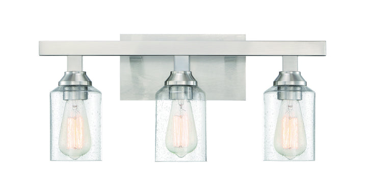 Craftmade Chicago 53103-BNK Bath Vanity Light 22 in. wide - Brushed Polished Nickel