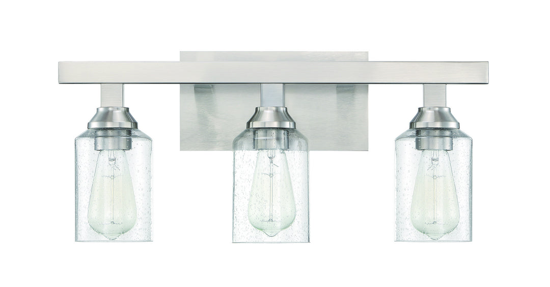 Craftmade Chicago 53103-BNK Bath Vanity Light 22 in. wide - Brushed Polished Nickel