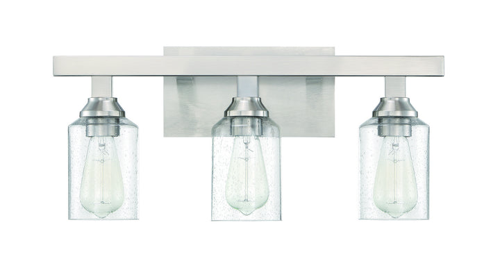 Craftmade Chicago 53103-BNK Bath Vanity Light 22 in. wide - Brushed Polished Nickel