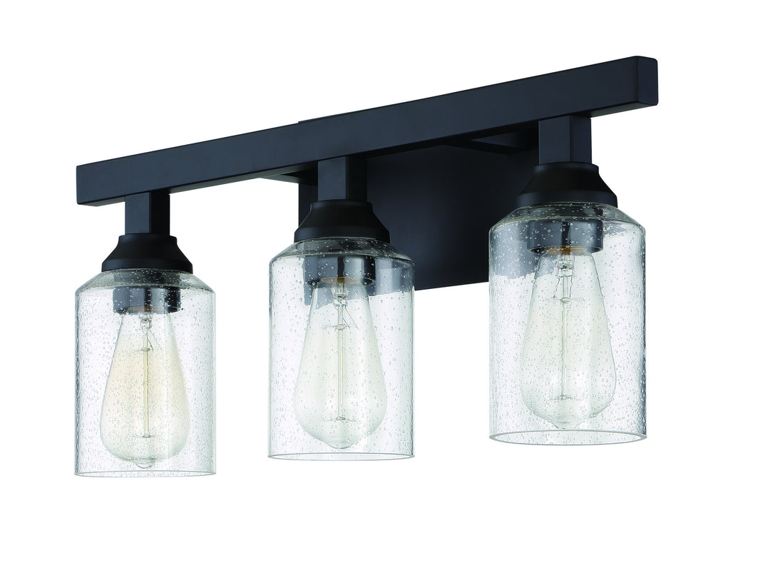 Craftmade Chicago 53103-FB Bath Vanity Light 22 in. wide - Flat Black