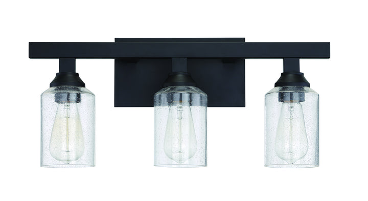 Craftmade Chicago 53103-FB Bath Vanity Light 22 in. wide - Flat Black