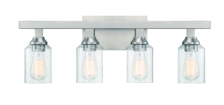 Craftmade Chicago 53104-BNK Bath Vanity Light 29 in. wide - Brushed Polished Nickel