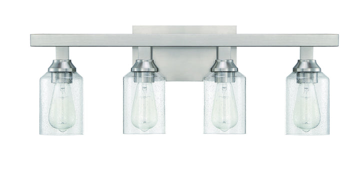 Craftmade Chicago 53104-BNK Bath Vanity Light 29 in. wide - Brushed Polished Nickel