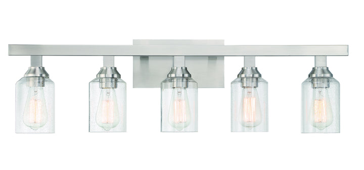 Craftmade Chicago 53105-BNK Bath Vanity Light 36 in. wide - Brushed Polished Nickel
