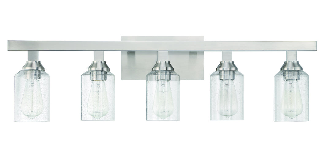 Craftmade Chicago 53105-BNK Bath Vanity Light 36 in. wide - Brushed Polished Nickel