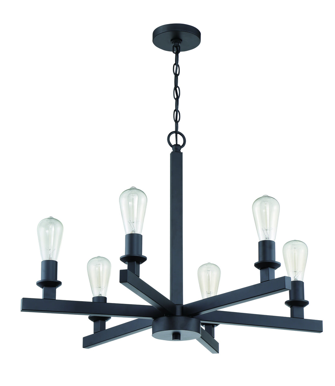 Craftmade Chicago 53126-FB Chandelier Light - Flat Black