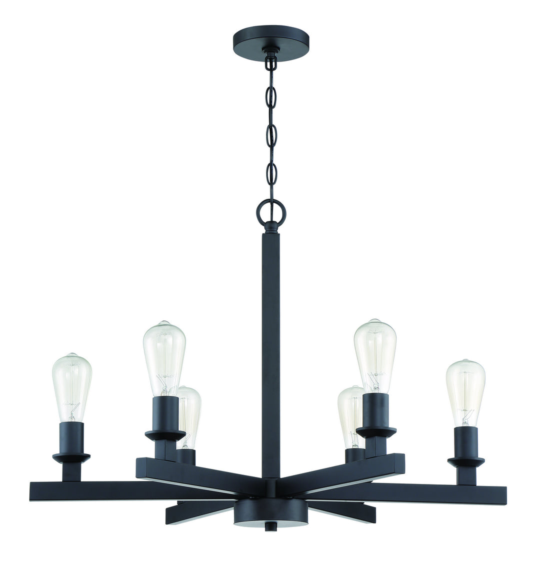 Craftmade Chicago 53126-FB Chandelier Light - Flat Black