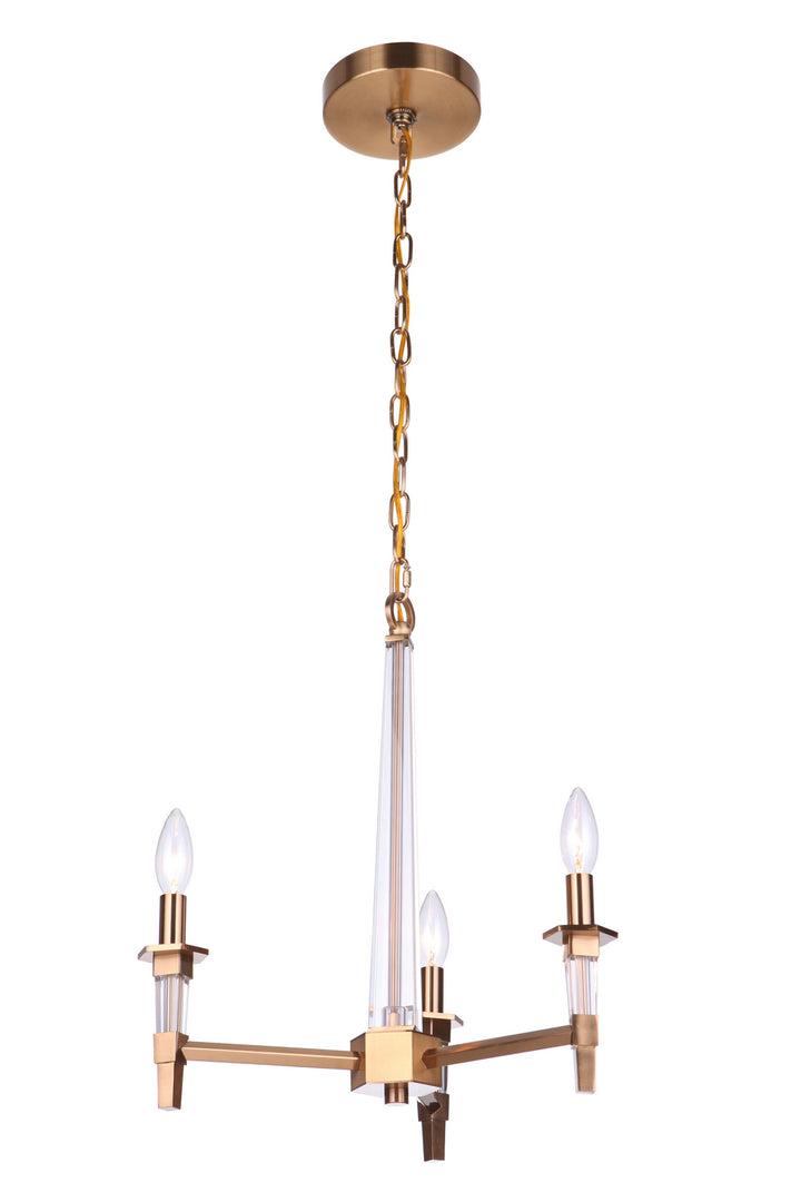 Craftmade Tarryn 53223-SB Chandelier Light - Satin Brass