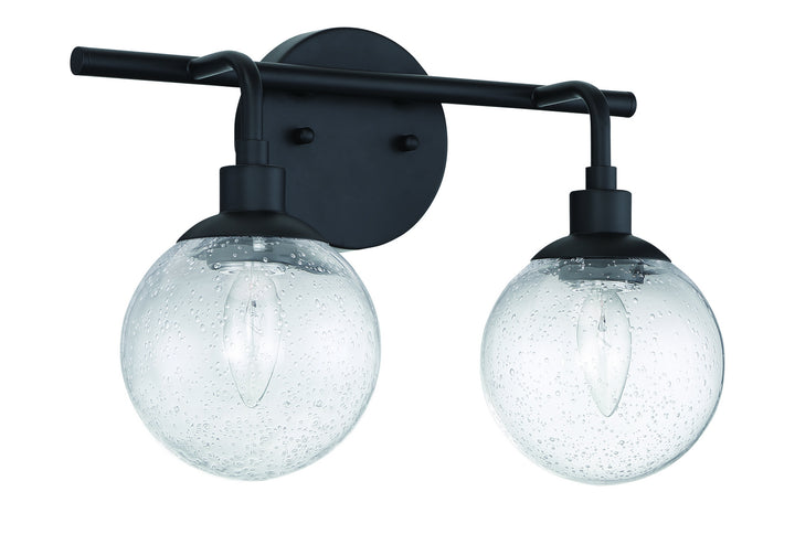 Craftmade Que 53302-FB Bath Vanity Light 15 in. wide - Flat Black