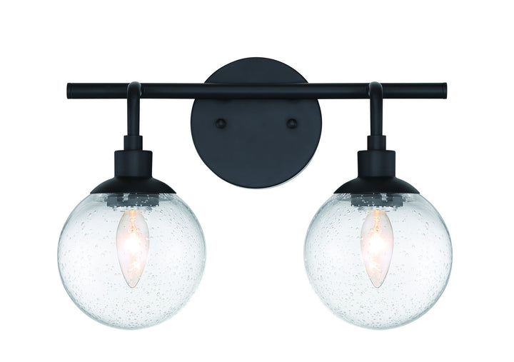 Craftmade Que 53302-FB Bath Vanity Light 15 in. wide - Flat Black