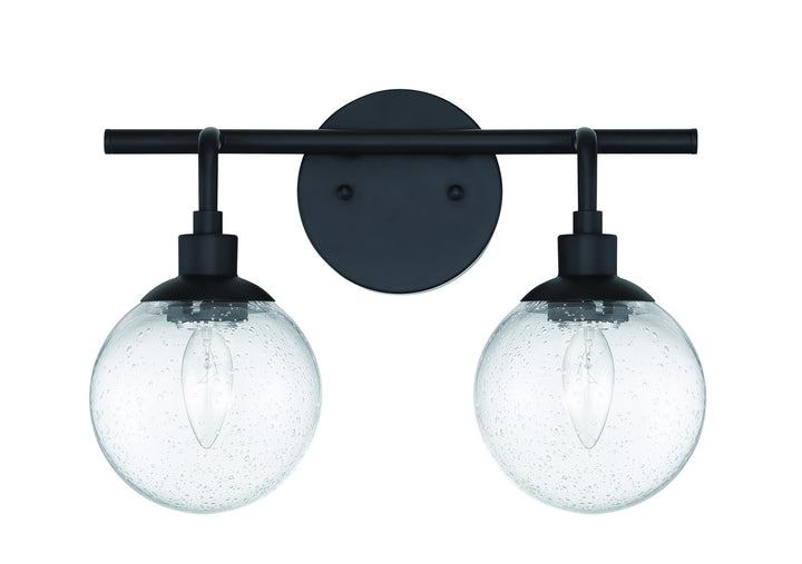 Craftmade Que 53302-FB Bath Vanity Light 15 in. wide - Flat Black