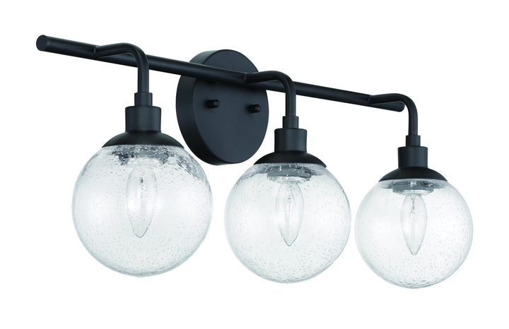 Craftmade Que 53303-FB Bath Vanity Light 24 in. wide - Flat Black