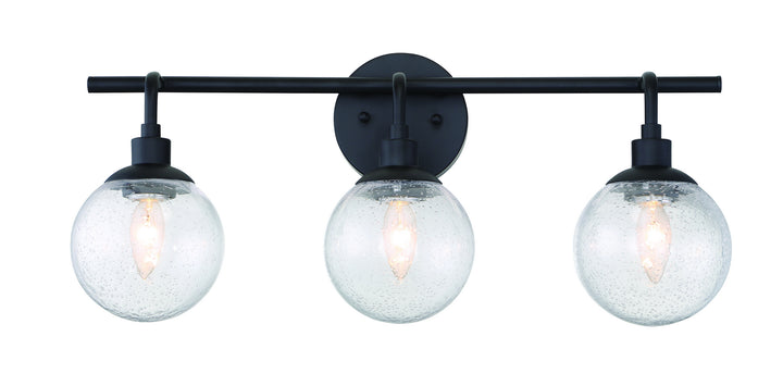 Craftmade Que 53303-FB Bath Vanity Light 24 in. wide - Flat Black