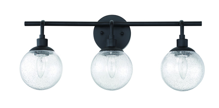 Craftmade Que 53303-FB Bath Vanity Light 24 in. wide - Flat Black