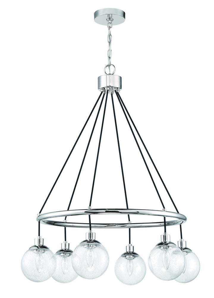 Craftmade Que 53326-CH Chandelier Light - Chrome