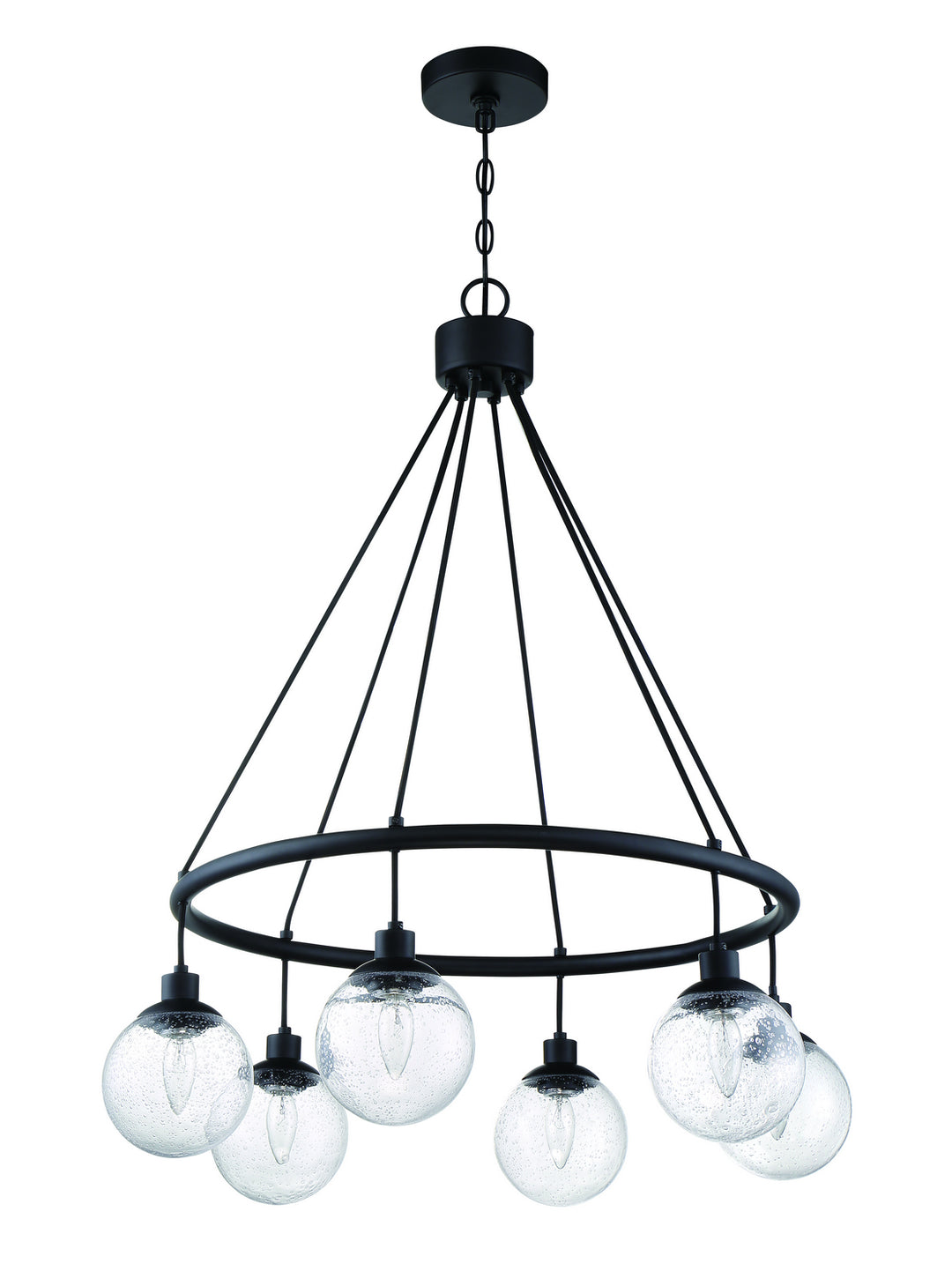 Craftmade Que 53326-FB Chandelier Light - Flat Black