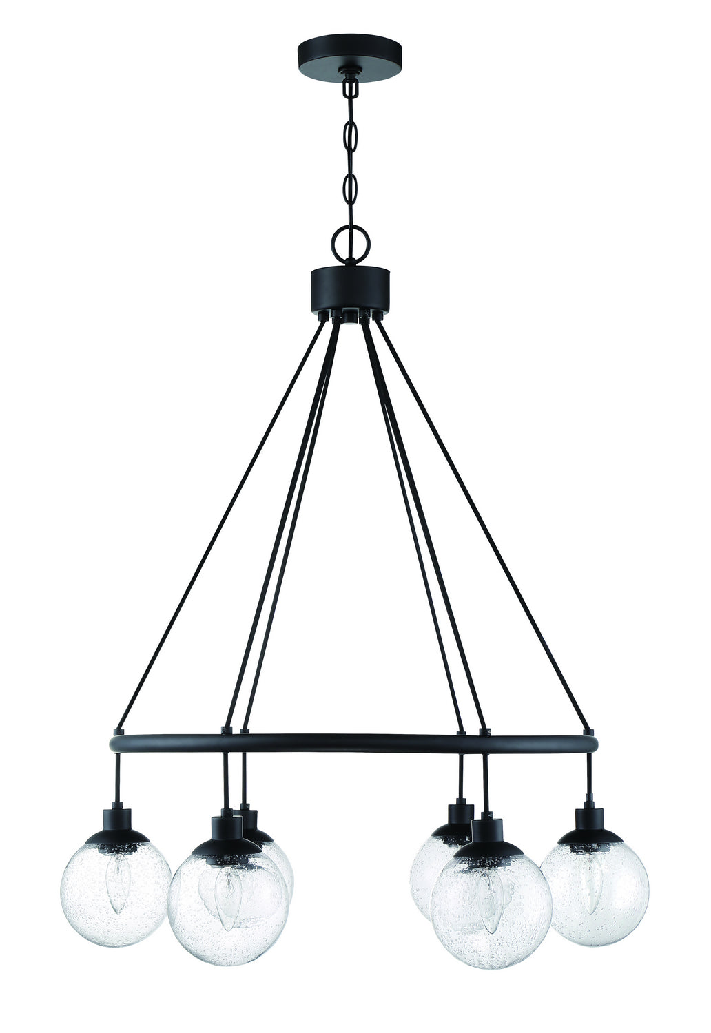 Craftmade Que 53326-FB Chandelier Light - Flat Black