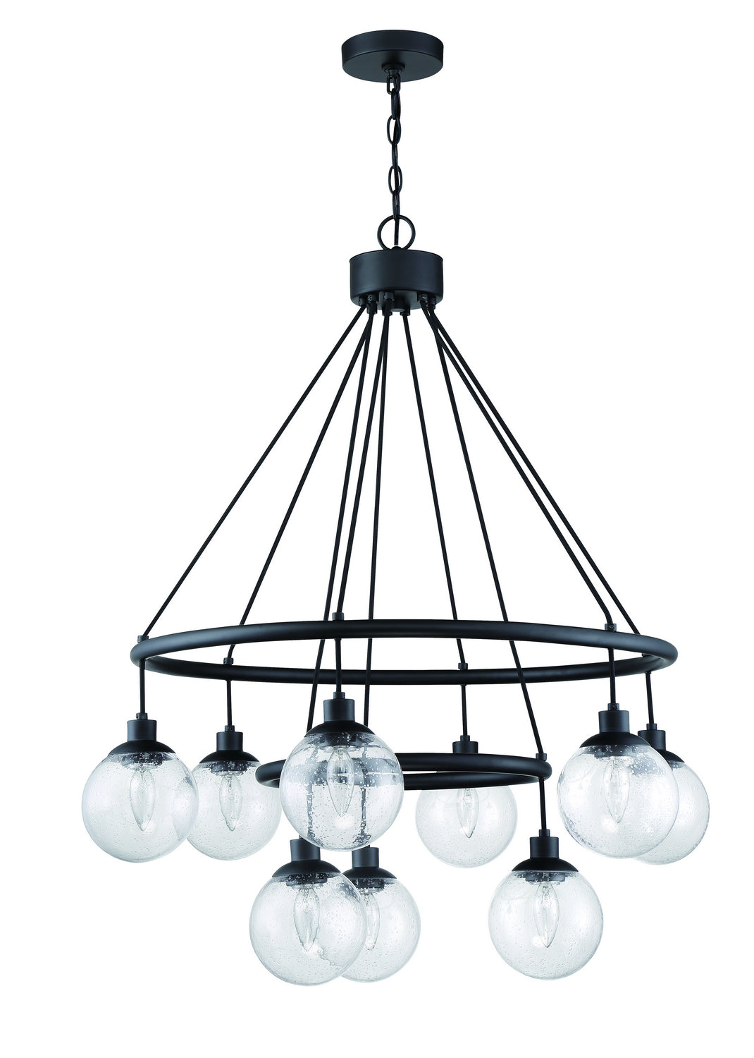 Craftmade Que 53329-FB Chandelier Light - Flat Black