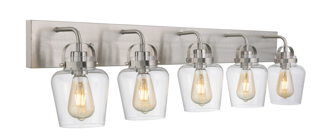 Craftmade Trystan 53505-BNK Bath Vanity Light 38 in. wide - Brushed Polished Nickel