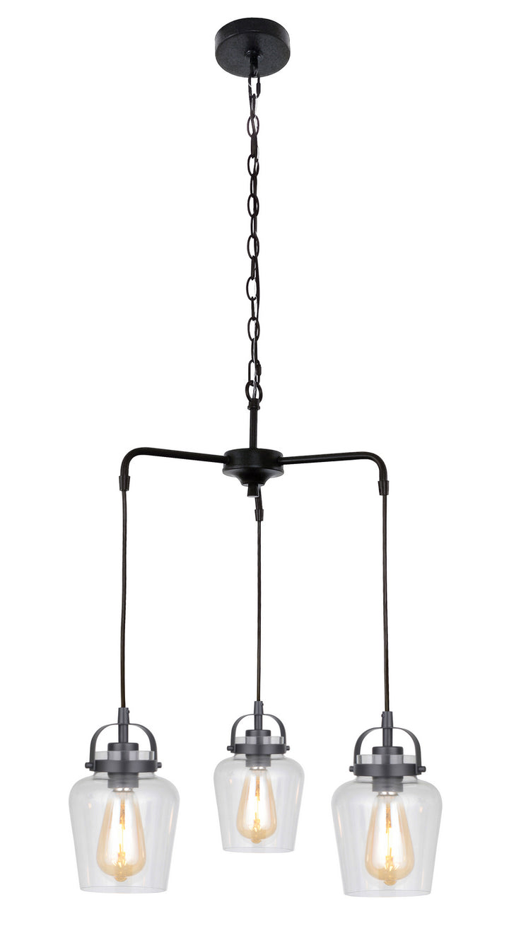 Craftmade Trystan 53523-FB Chandelier Light - Flat Black