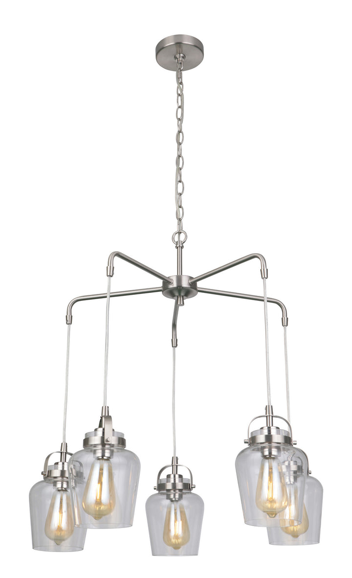 Craftmade Trystan 53525-BNK Chandelier Light - Brushed Polished Nickel