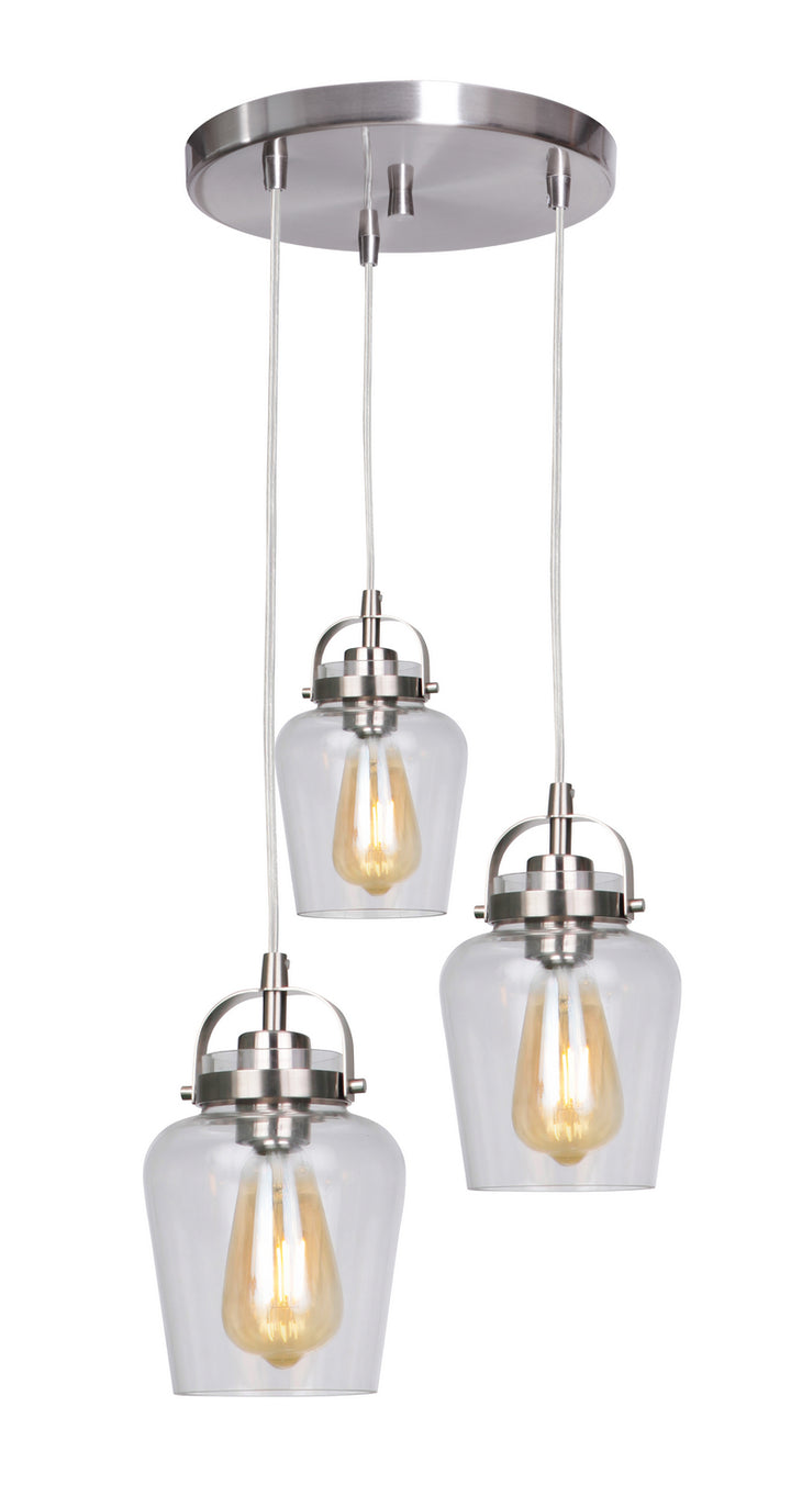 Craftmade Trystan 53592-BNK Pendant Light - Brushed Polished Nickel