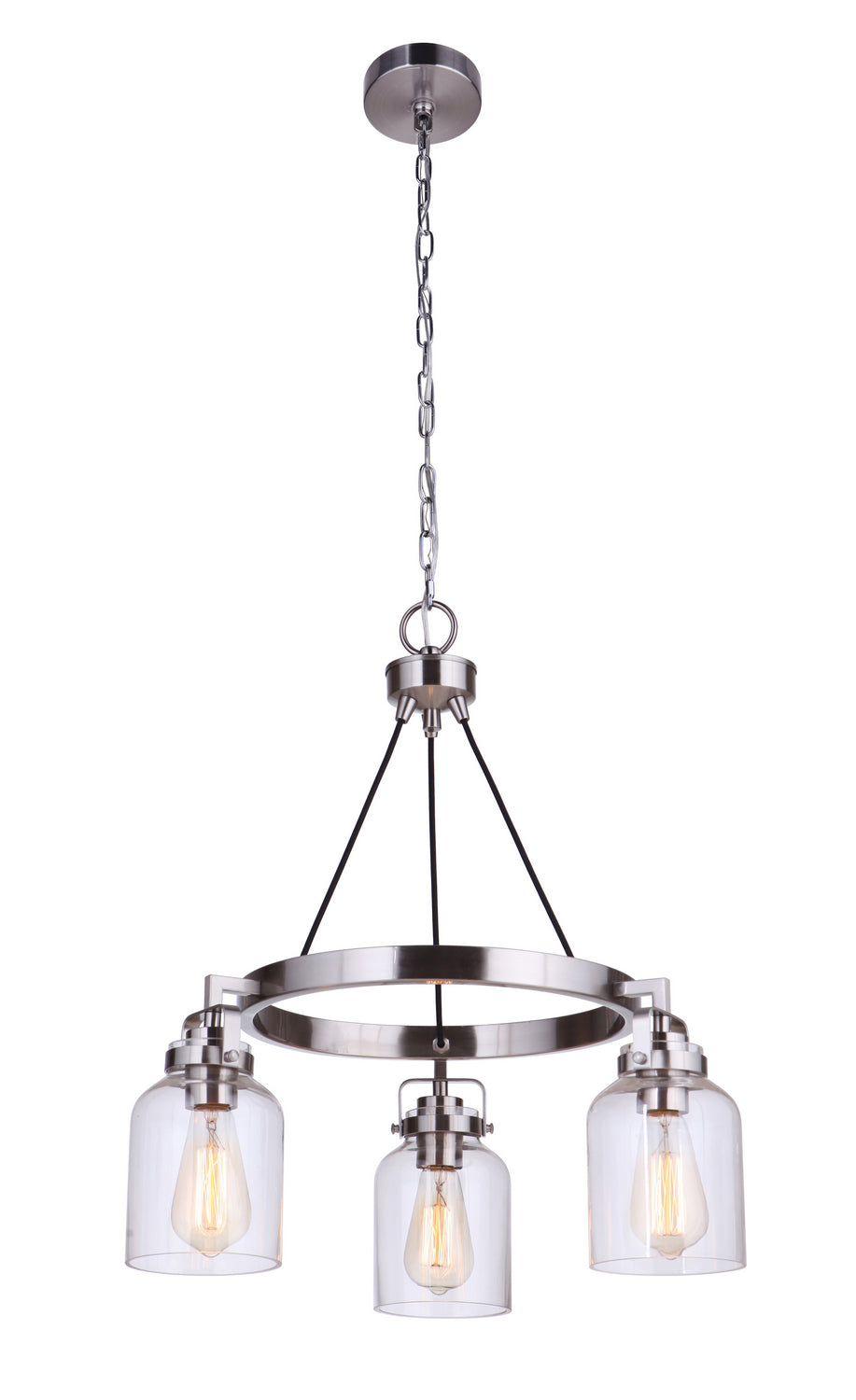 Craftmade Foxwood 53623-BNK Chandelier Light - Brushed Polished Nickel