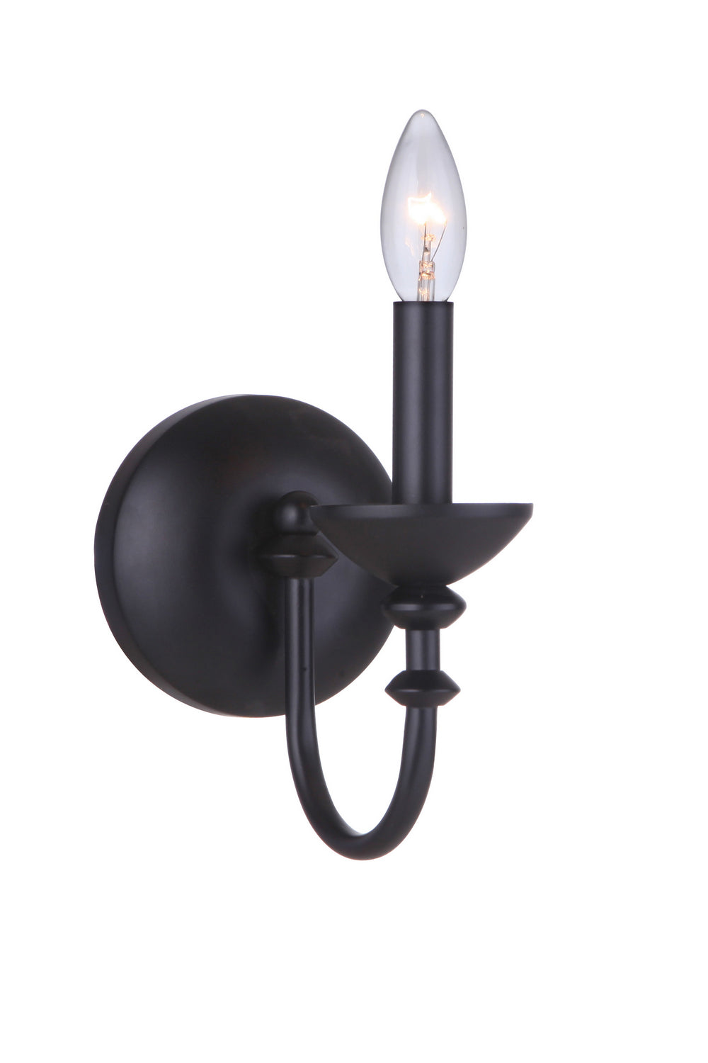 Craftmade Marlowe 53761-FB Wall Sconce Light - Flat Black