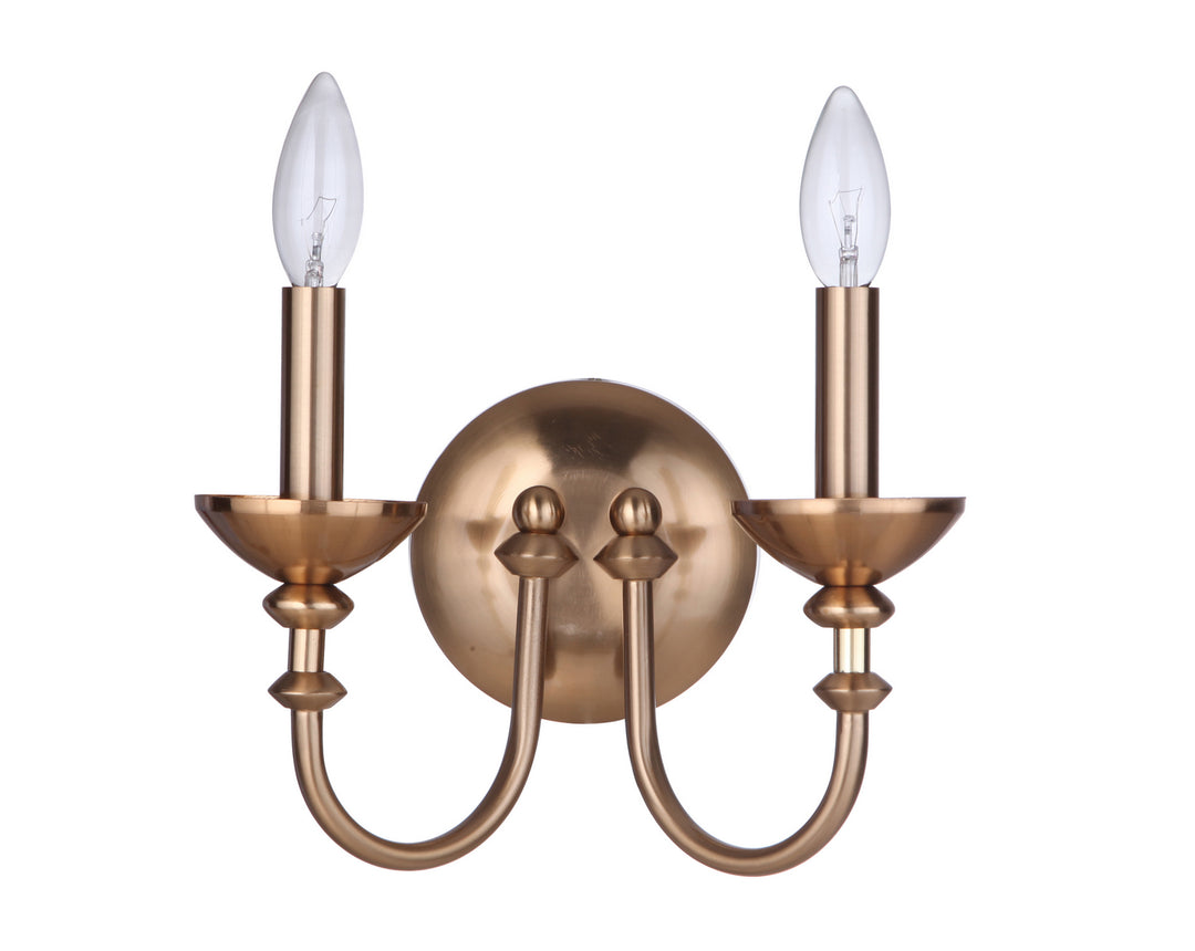 Craftmade Marlowe 53762-SB Wall Sconce Light - Satin Brass