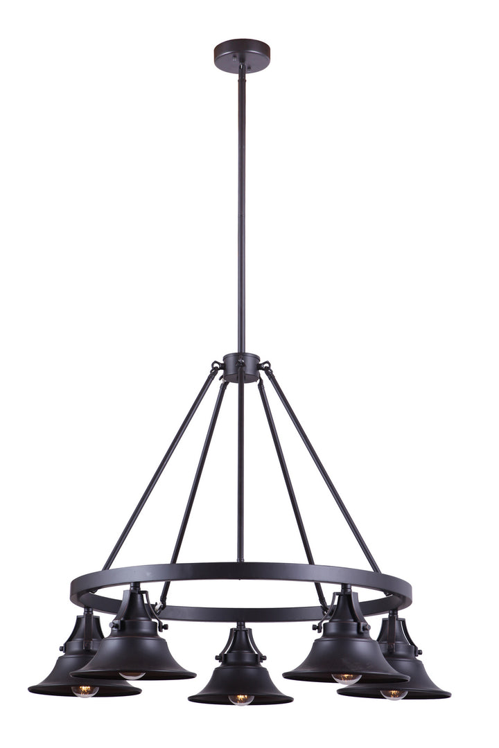 Craftmade Union 54025-OBG Chandelier Light - Oiled Bronze Gilded