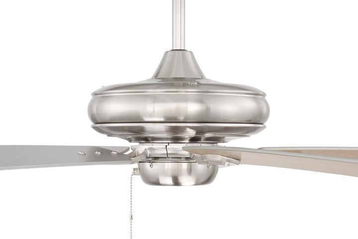 Craftmade Fortitude FOR52BNK5 Ceiling Fan 52 - Brushed Polished Nickel, Brushed Nickel/Dark Driftwood/