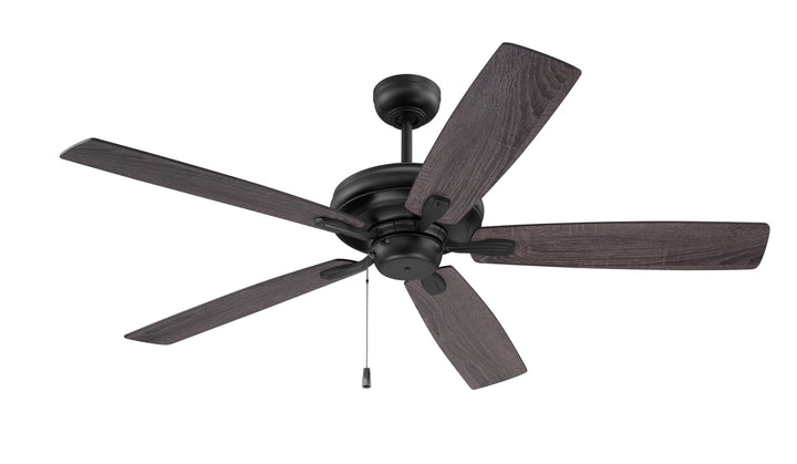 Craftmade Fortitude FOR52FB5 Ceiling Fan 52 - Flat Black, Flat Black/Greywood/