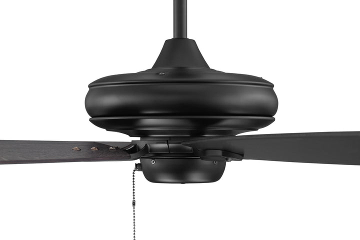 Craftmade Fortitude FOR52FB5 Ceiling Fan 52 - Flat Black, Flat Black/Greywood/