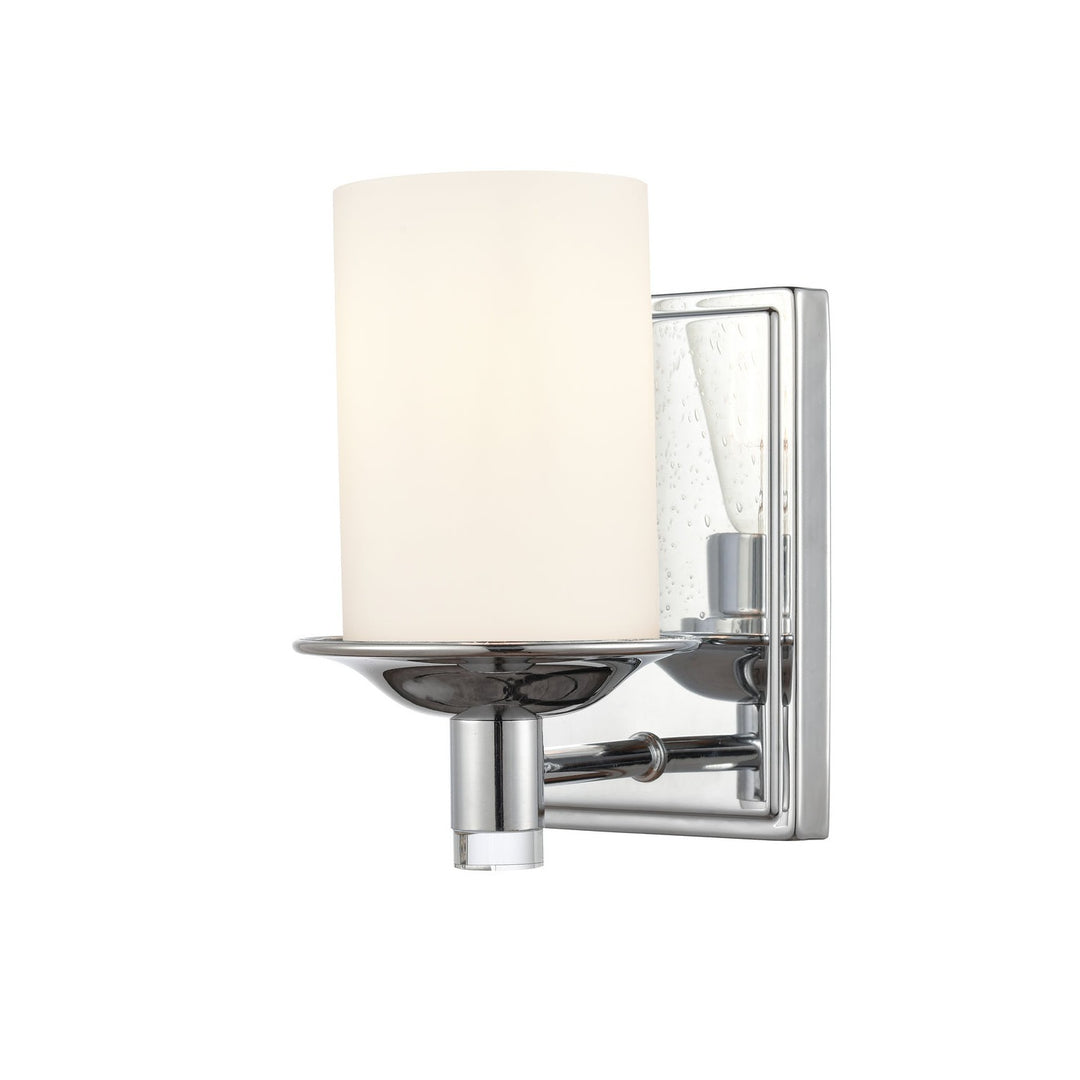 Innovations 417-1W-PC-W Bath Vanity Light 5 in. wide - Polished Chrome