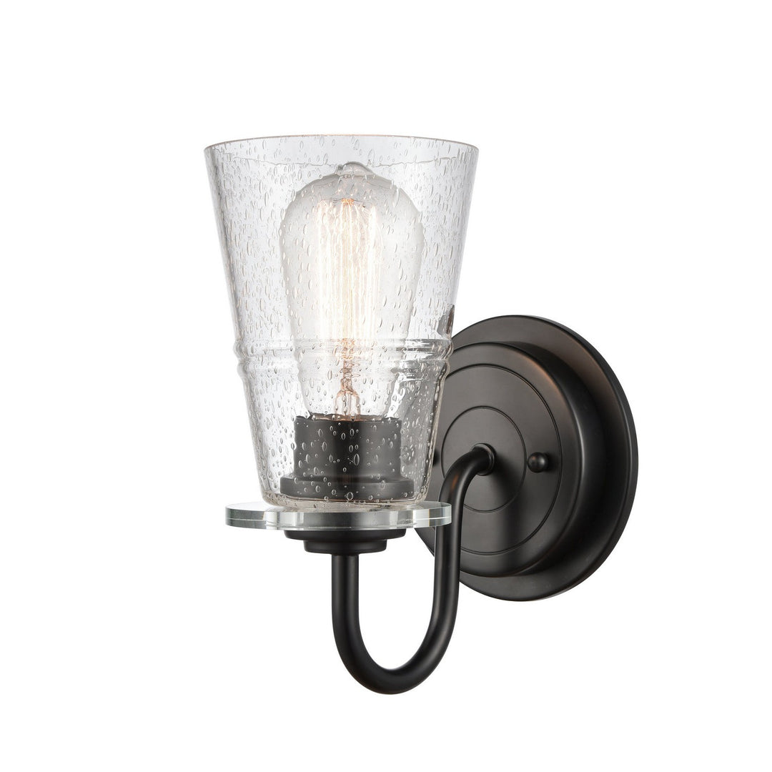 Innovations 421-1W-BK-SDY Bath Vanity Light 5 in. wide - Matte Black