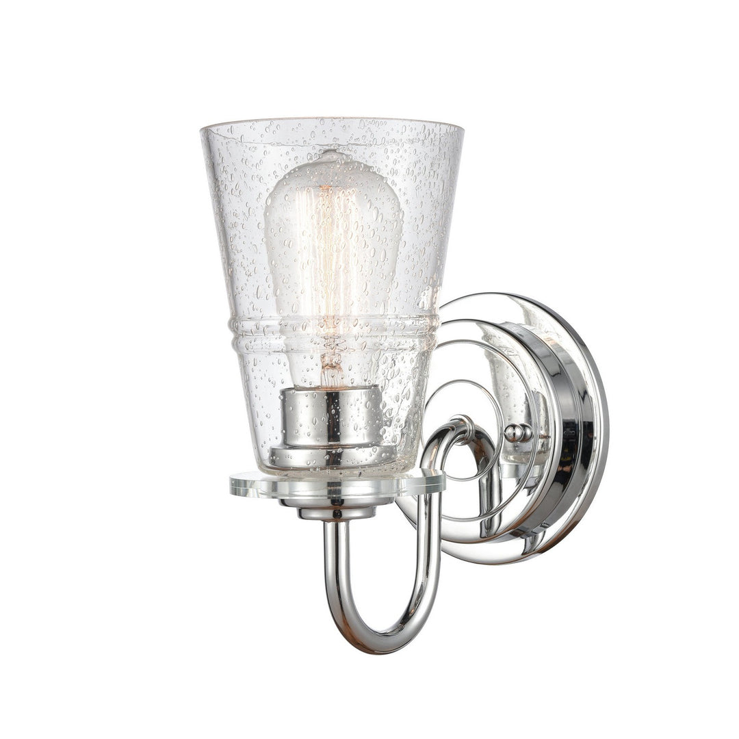 Innovations 421-1W-PC-SDY-LED Bath Vanity Light 5 in. wide - Polished Chrome