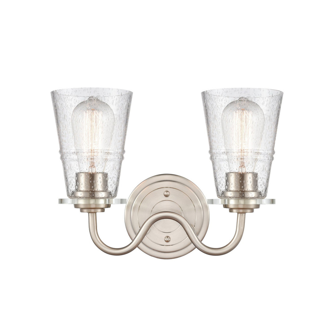 Innovations 421-2W-SN-SDY Bath Vanity Light 14 in. wide - Satin Nickel