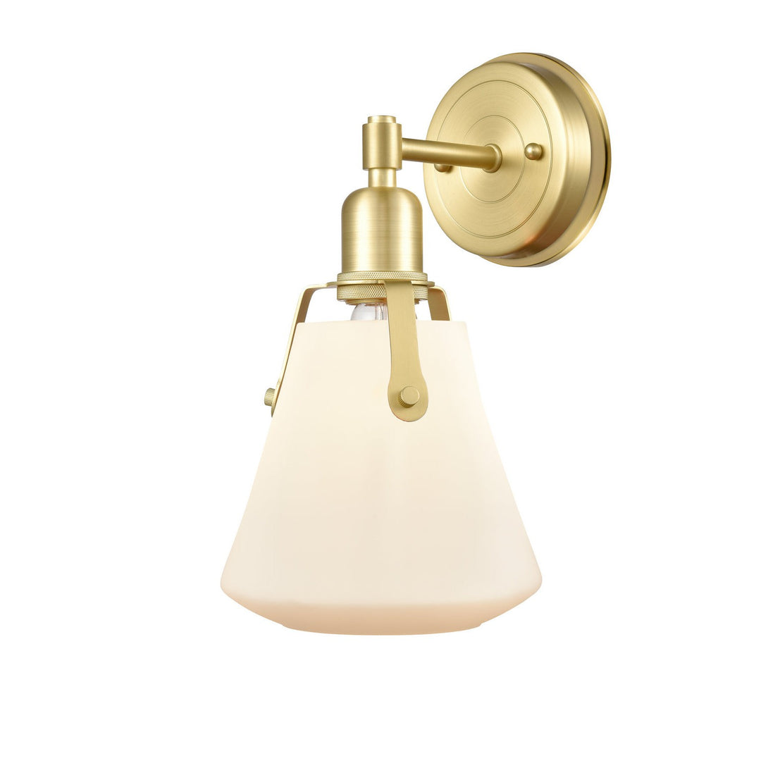 Innovations 422-1W-SB-7W-LED Bath Vanity Light 7 in. wide - Satin Brass