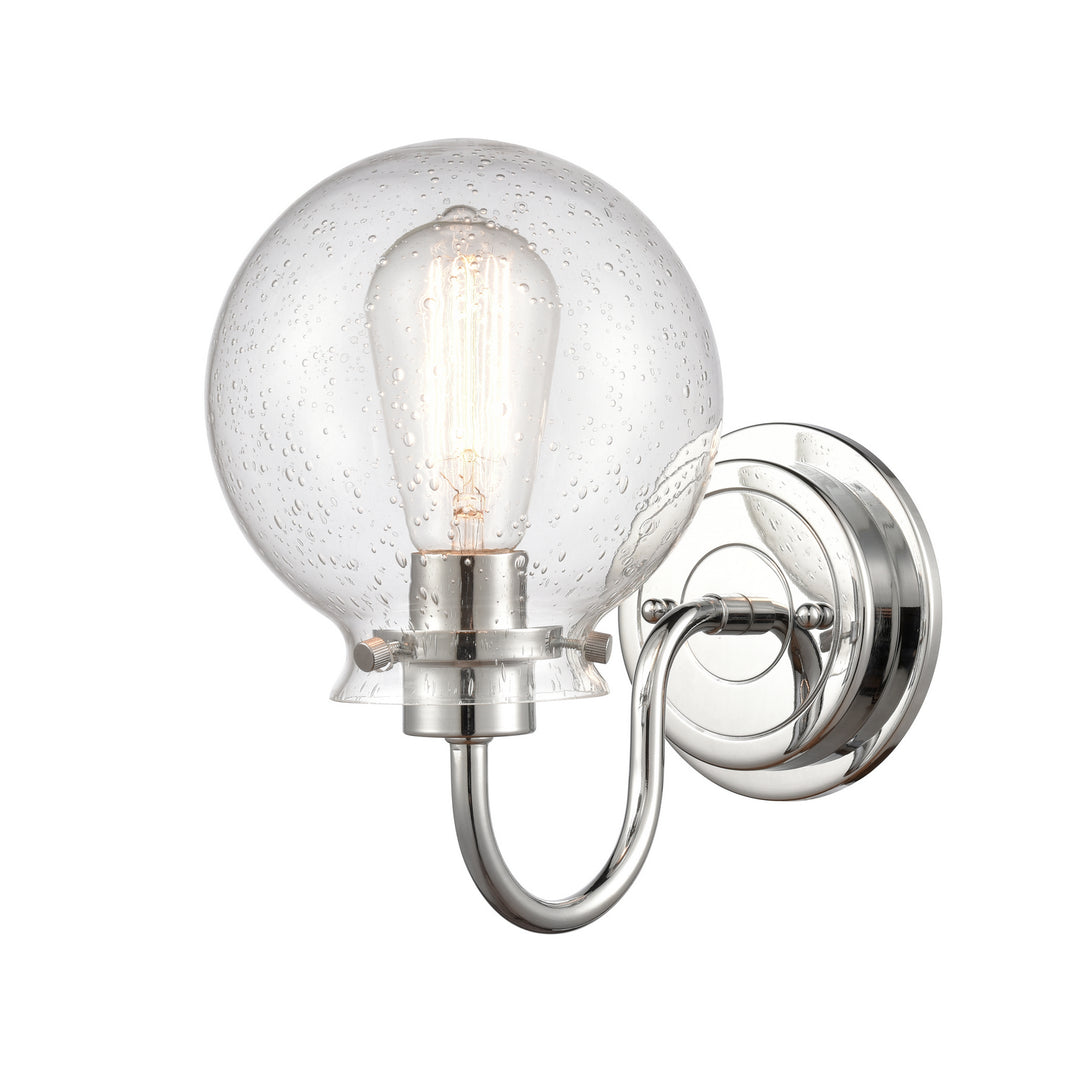 Innovations 437-1W-PC-SDY Bath Vanity Light 7 in. wide - Polished Chrome