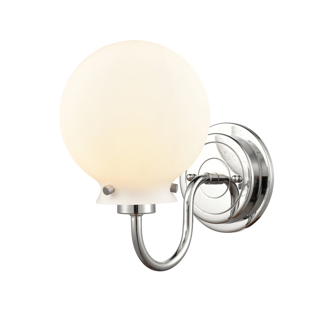 Innovations 437-1W-PC-W Bath Vanity Light 7 in. wide - Polished Chrome