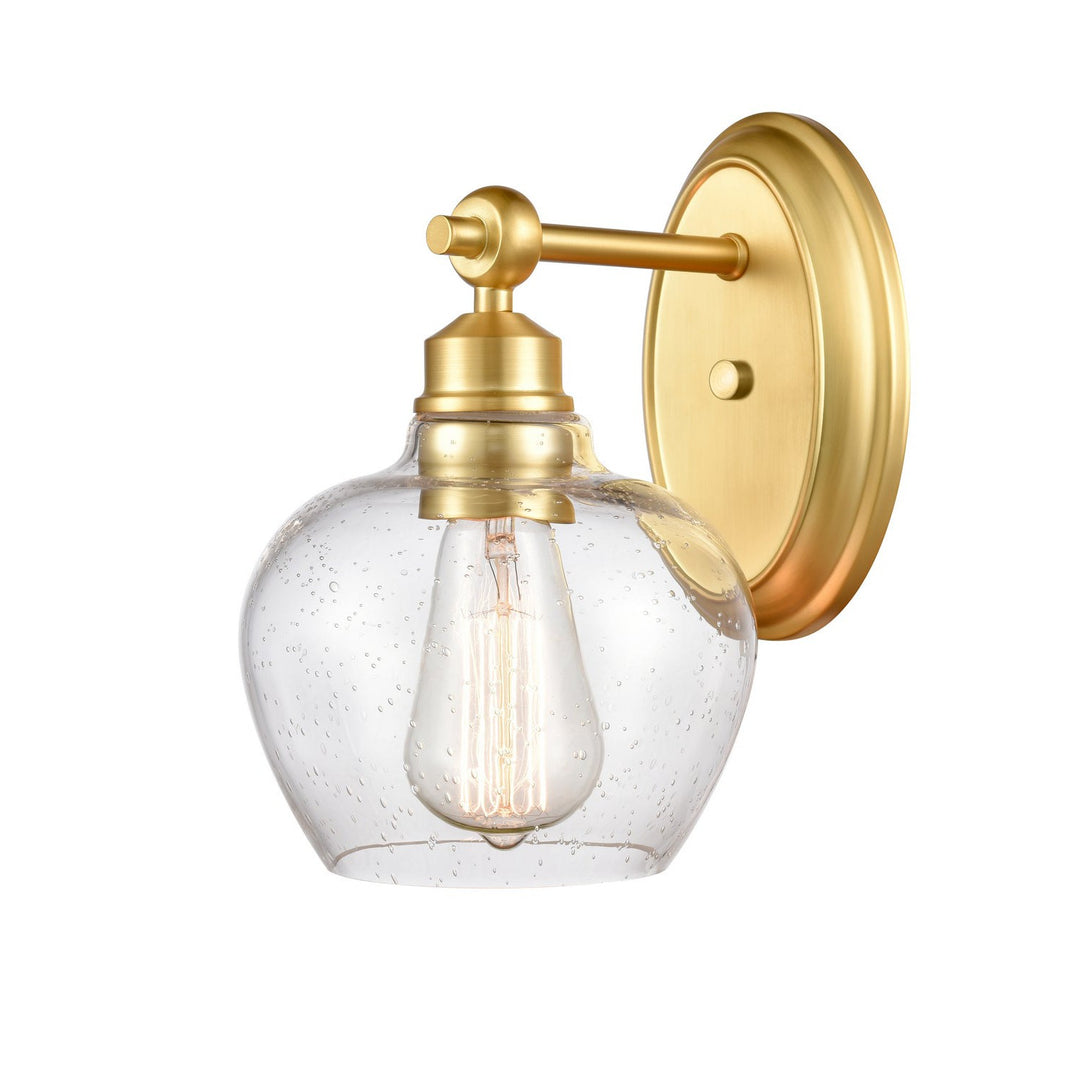 Innovations 438-1W-SG-SDY Bath Vanity Light 7 in. wide - Satin Gold