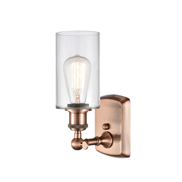 Innovations Ballston 516-1W-AC-G802 Wall Sconce Light - Antique Copper