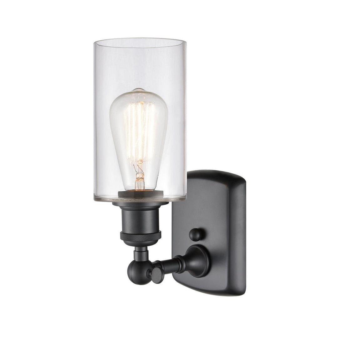 Innovations Ballston 516-1W-BK-G802 Wall Sconce Light - Matte Black