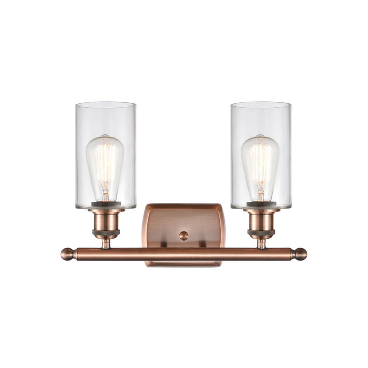 Innovations Ballston 516-2W-AC-G802 Bath Vanity Light 16 in. wide - Antique Copper