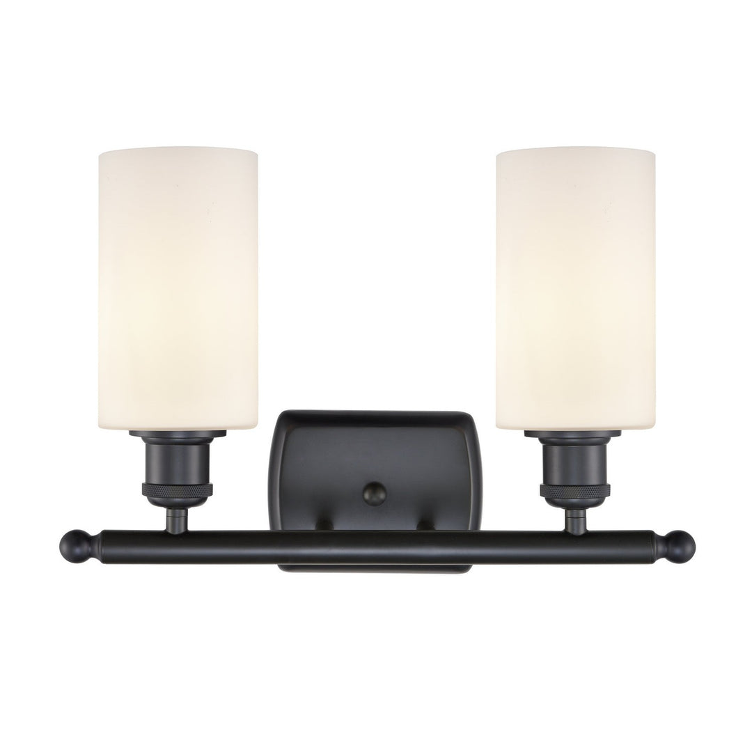 Innovations Ballston 516-2W-BK-G801-LED Bath Vanity Light 16 in. wide - Matte Black