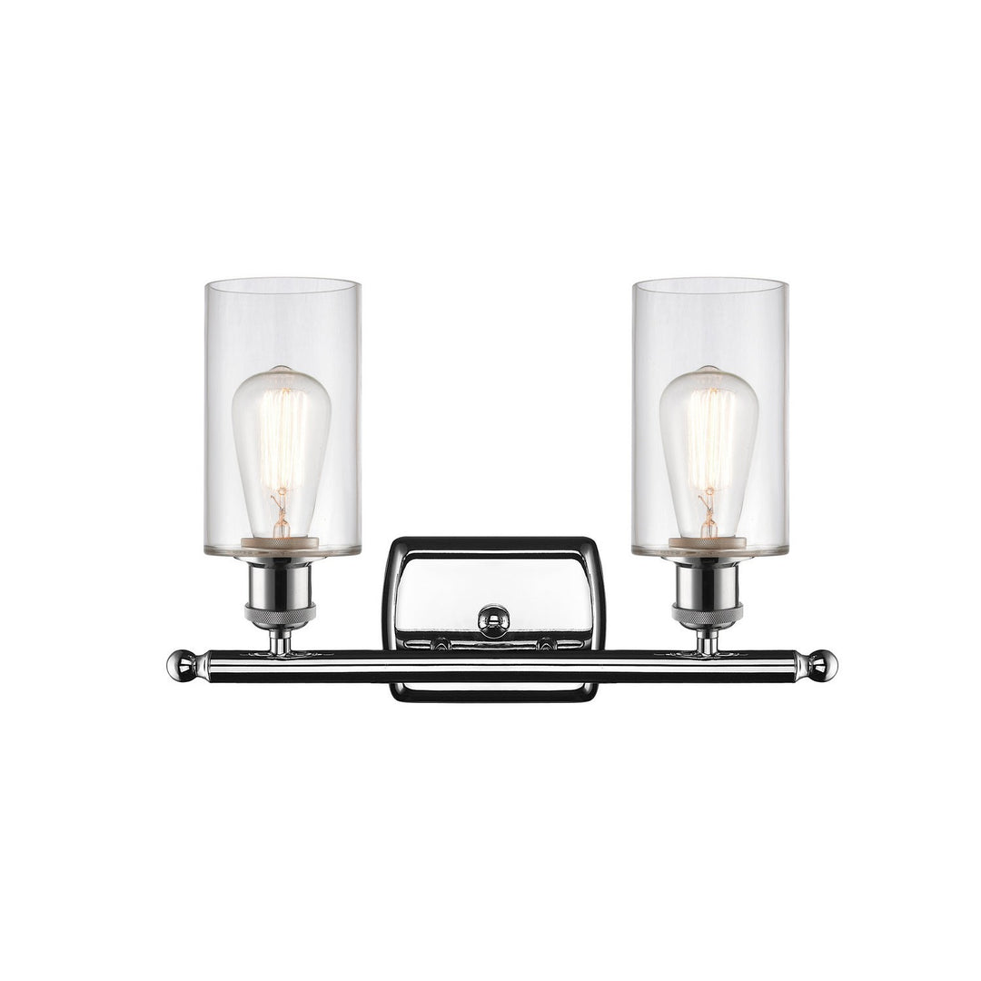 Innovations Ballston 516-2W-PC-G802 Bath Vanity Light 16 in. wide - Polished Chrome