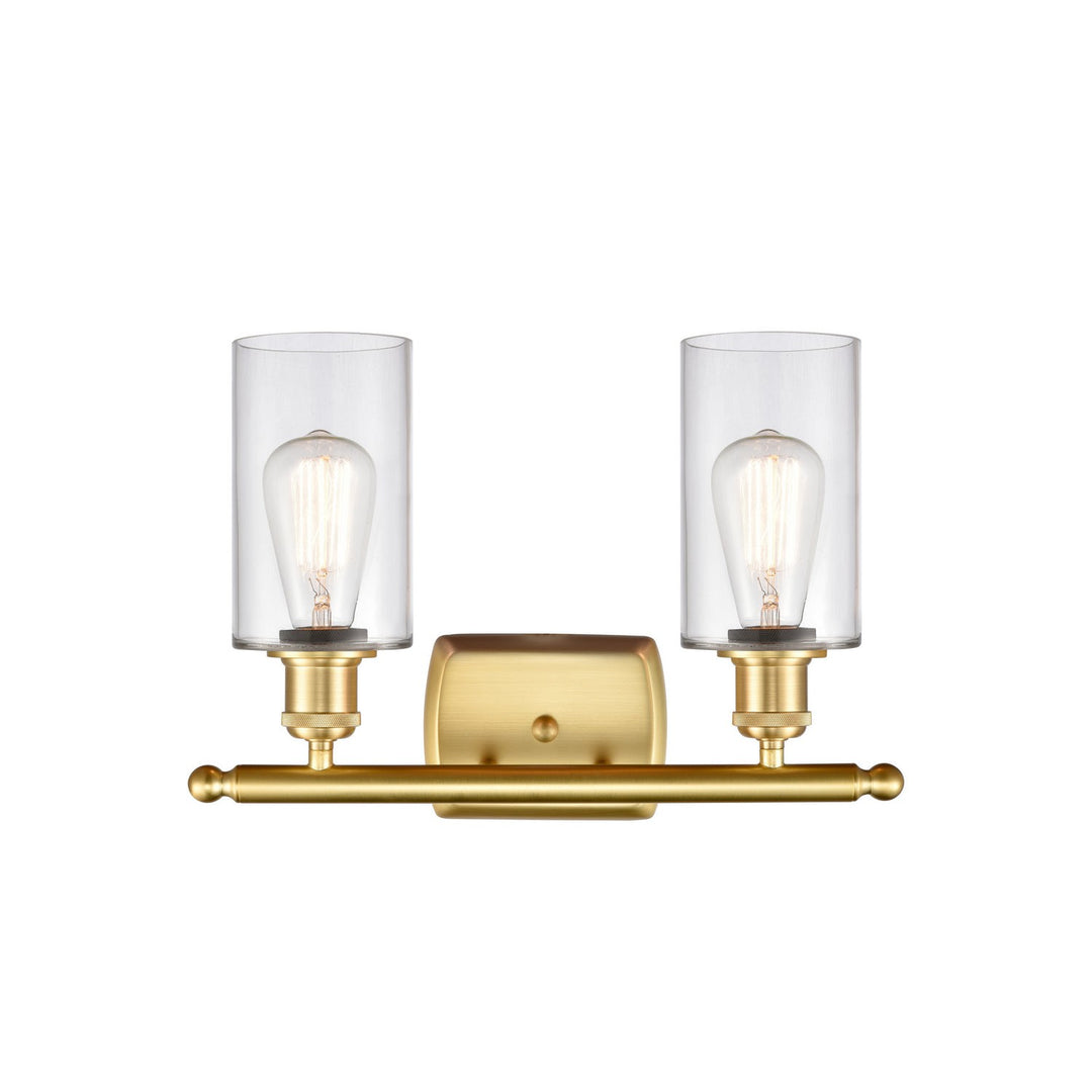 Innovations Ballston 516-2W-SG-G802 Bath Vanity Light 16 in. wide - Satin Gold