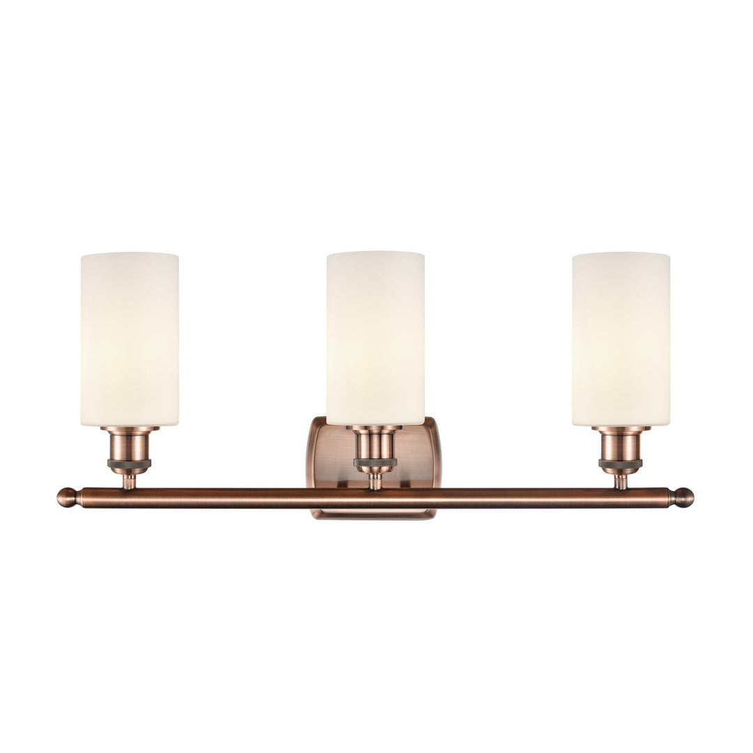 Innovations Ballston 516-3W-AC-G801 Bath Vanity Light 26 in. wide - Antique Copper
